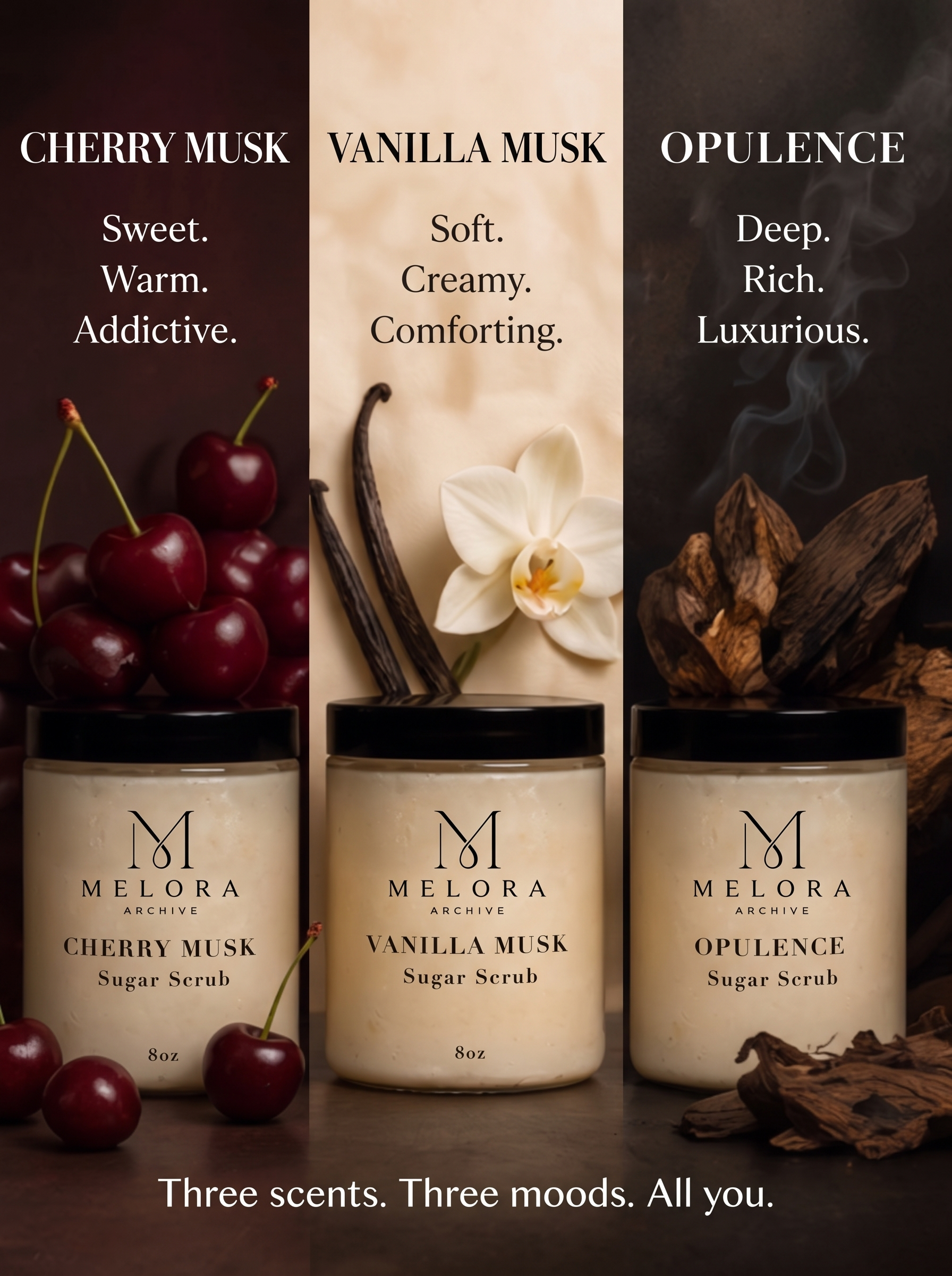 Musk Trio Sugar Scrub Set — 03