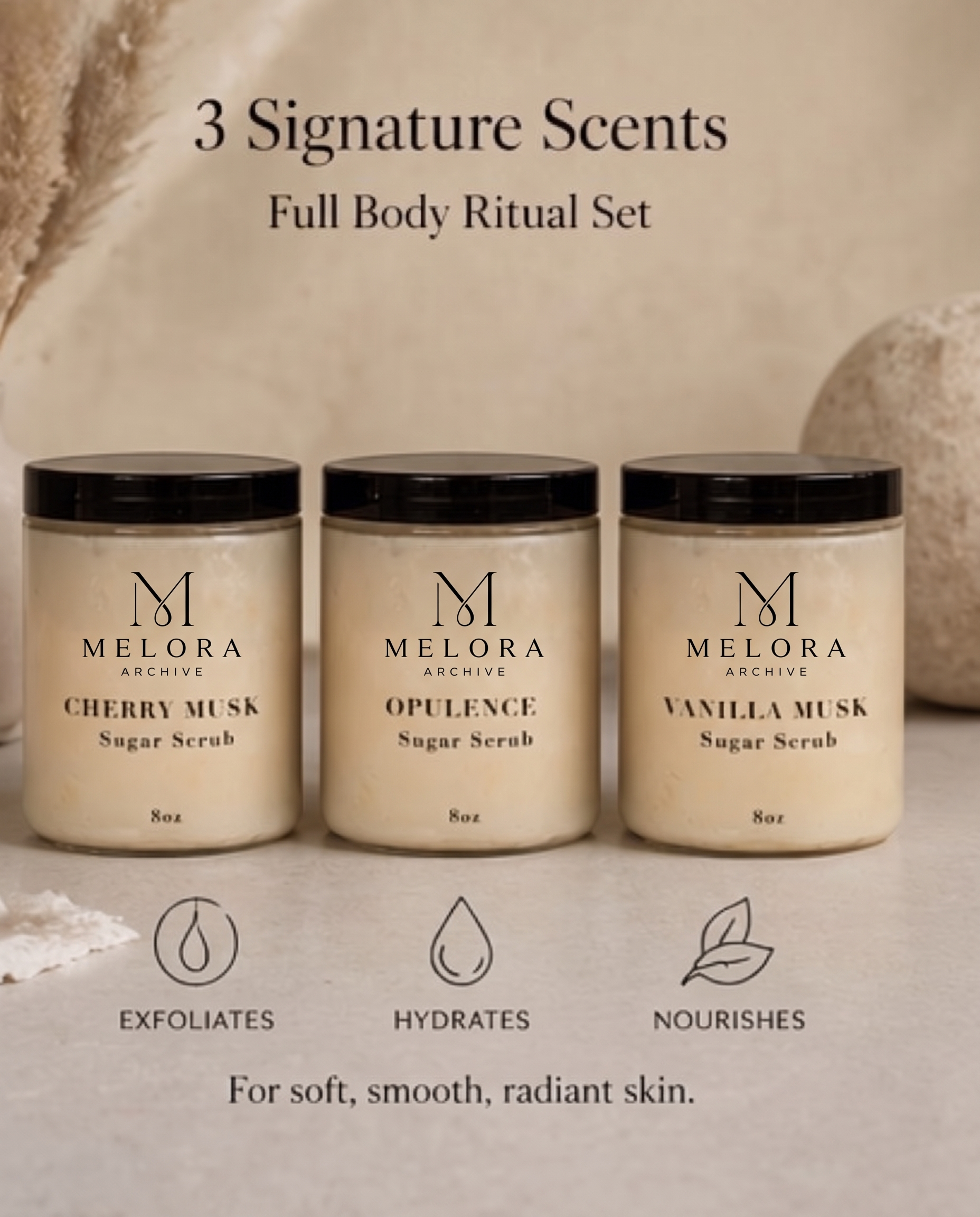 Musk Trio Sugar Scrub Set — 07